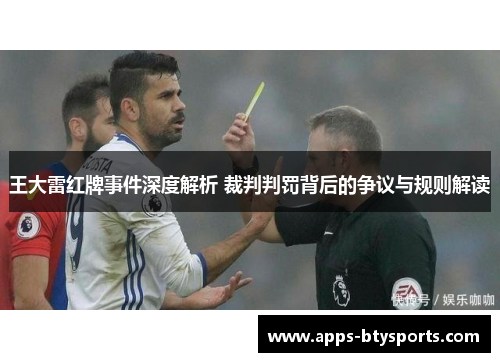 王大雷红牌事件深度解析 裁判判罚背后的争议与规则解读